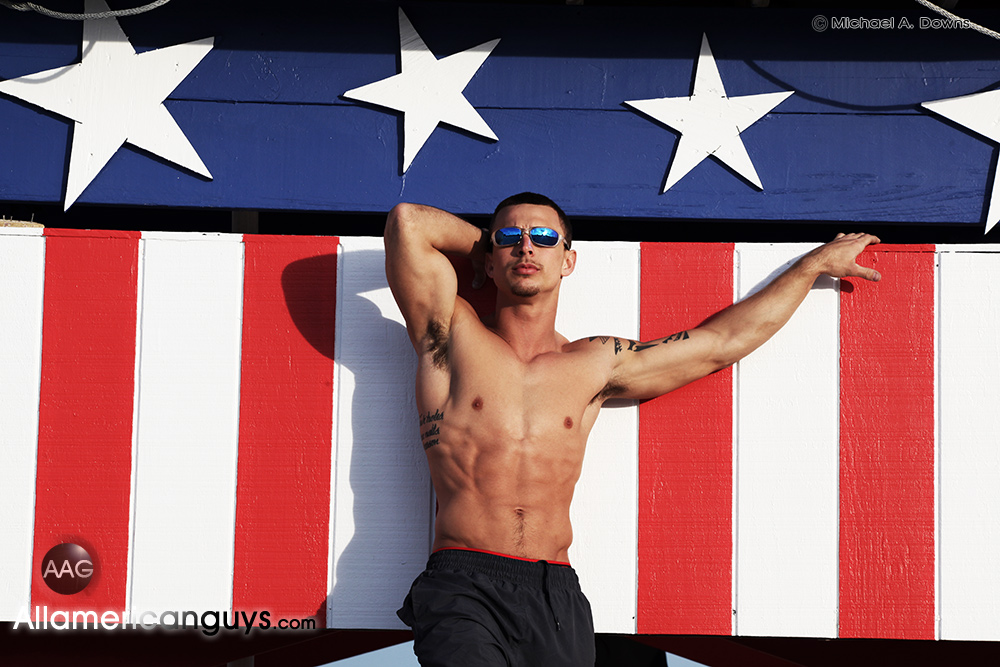 Athletic and fun-loving, Taylor C packs on the muscle.