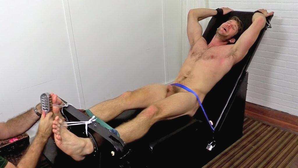 Stud Colby Keller Tied Up and Tickle Tortured Naked