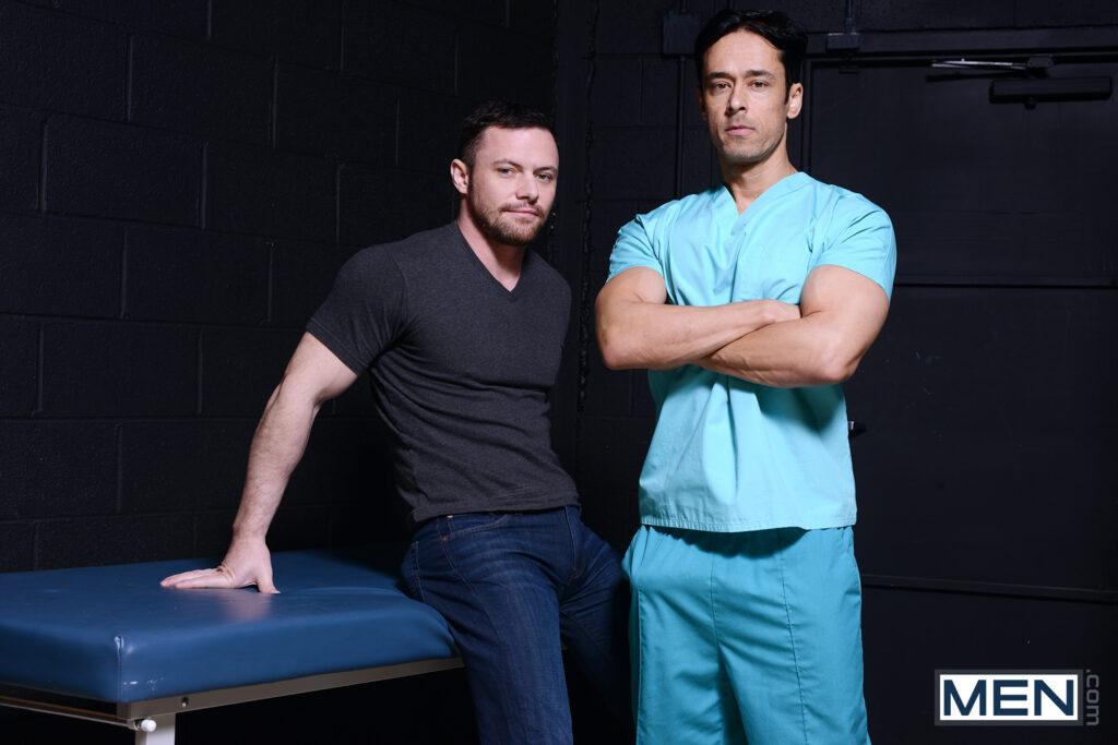 Rafael Alencar and Sergeant Miles in Dr. Anal
