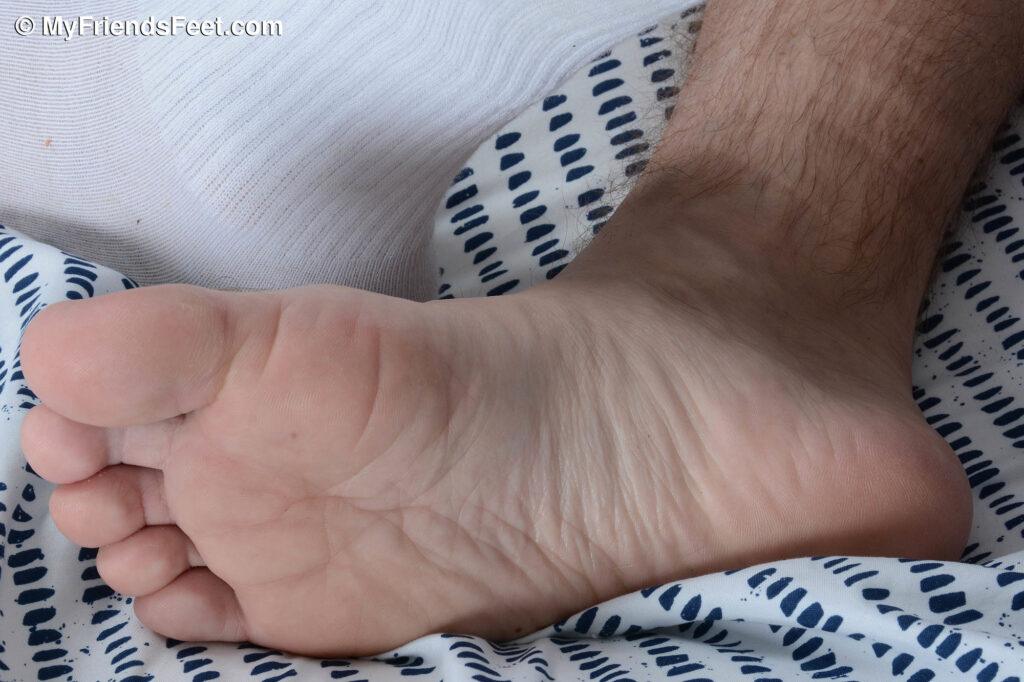 Jack’s White Socks & Bare Feet