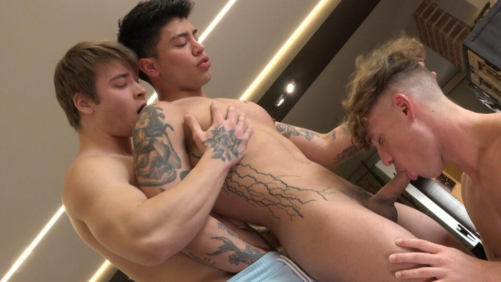 Alessandro Lee, Sasha Hamilton & Steve Collins