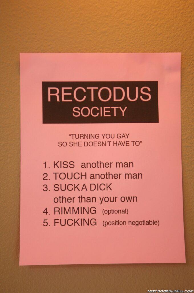 The Rectodus Society featuring Adam Wirthmore, Brec Boyd, Cody Cummings, Dylan Hauser, James Jamesson, Jay Cloud, Marko Lebeau, Parker London, Tyler Torro, Vance Crawford