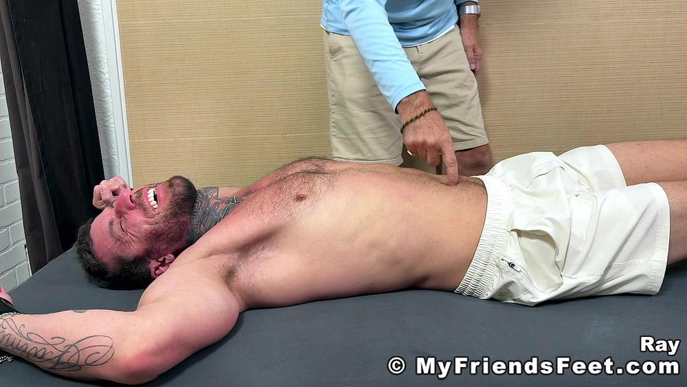 Ray Tickled Naked at MyFriendsFeet