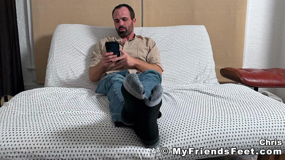 Chris' Socks & Feet at MyFriendsFeet