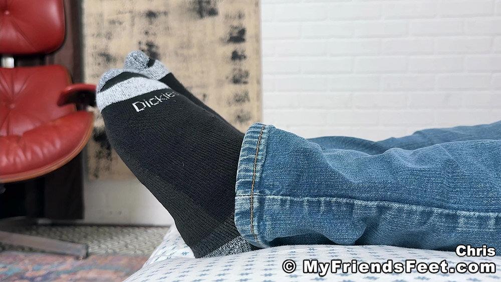Chris' Socks & Feet at MyFriendsFeet