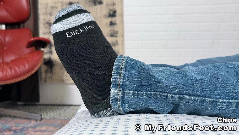 Chris' Socks & Feet at MyFriendsFeet