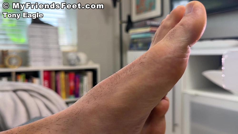 Tony Eagle's Bare Feet